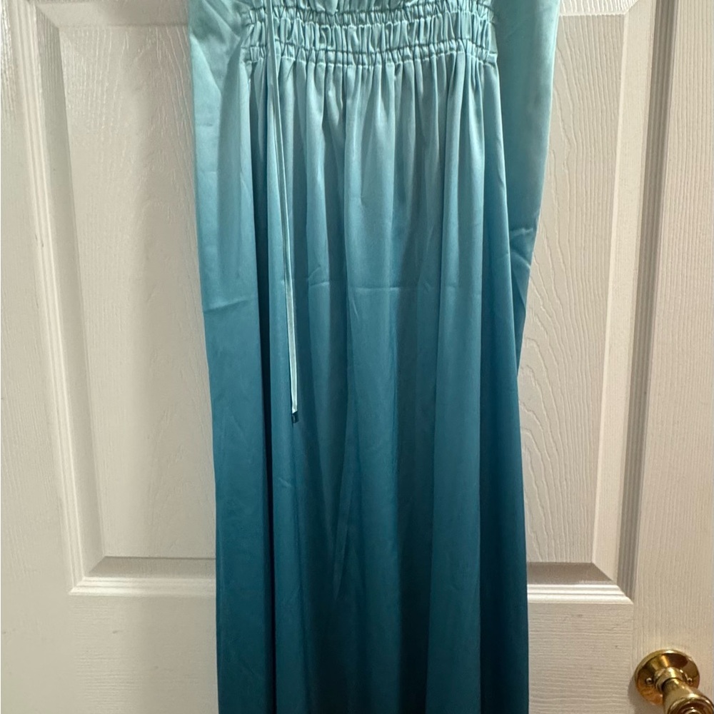 WHBM Elegant Blue Ombre Maxi Dress - Picture 5 of 6
